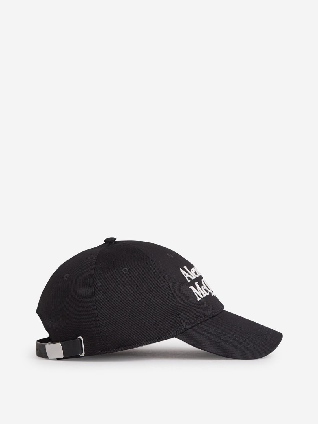 Alexander McQueen Gorra Logo Algodón color Negro sku 695-000909 01 - Foto 2