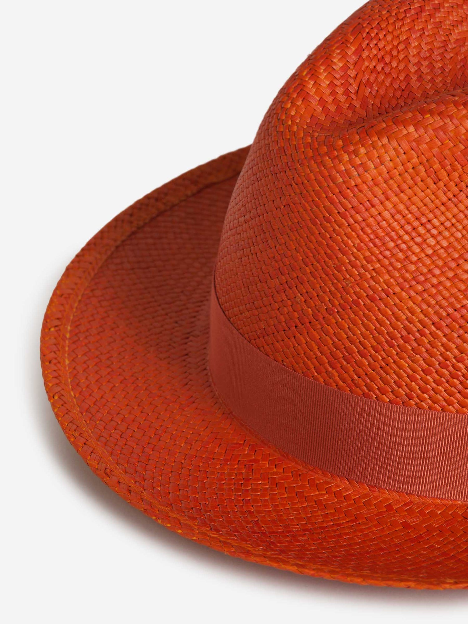 Outlet online Borsalino Hombre Sombrero Miglia Panamá color Naranja sku 695-001111 01 - Foto 4