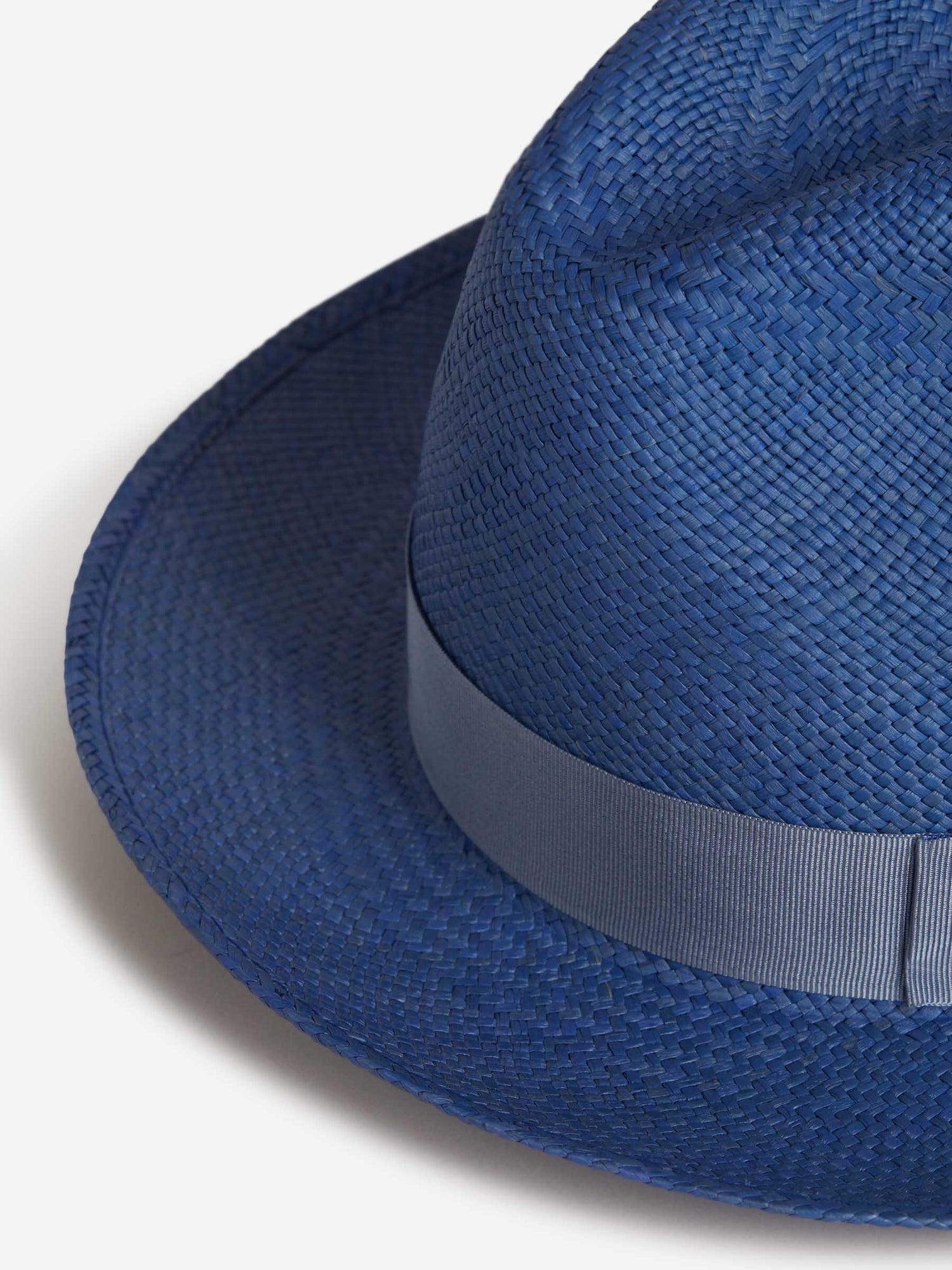 Outlet online Borsalino Hombre Sombrero Miglia Panamá color Azul Denim sku 695-001111 02 - Foto 4