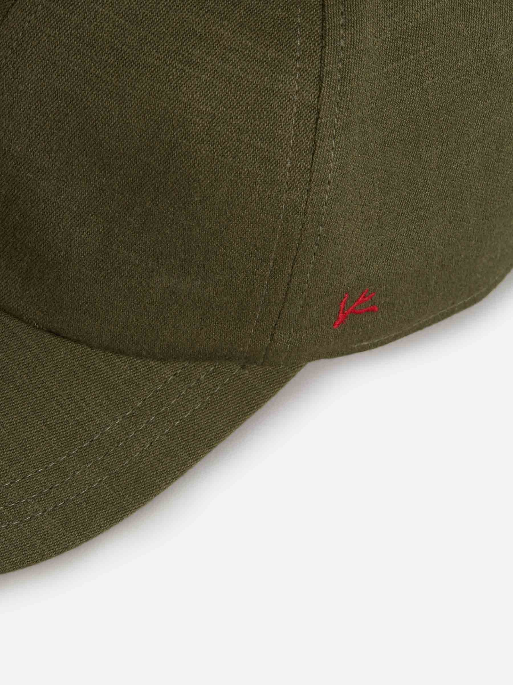 Isaia Gorra Béisbol Lino color Verde Militar sku 695-001118 02 - Foto 5