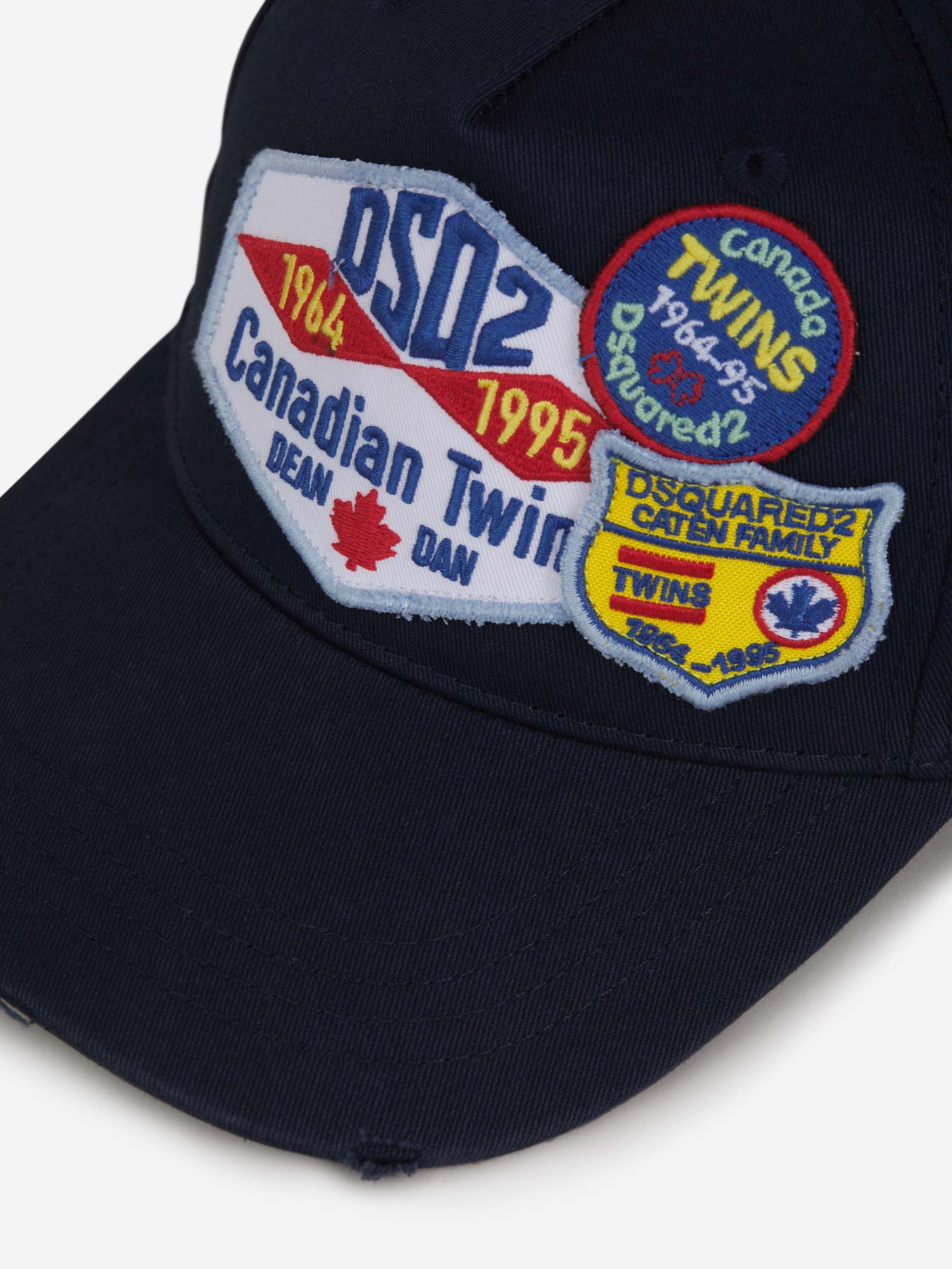 Dsquared2 Gorra Béisbol Parches color Azul Noche sku 695-001189 01 - Foto 4