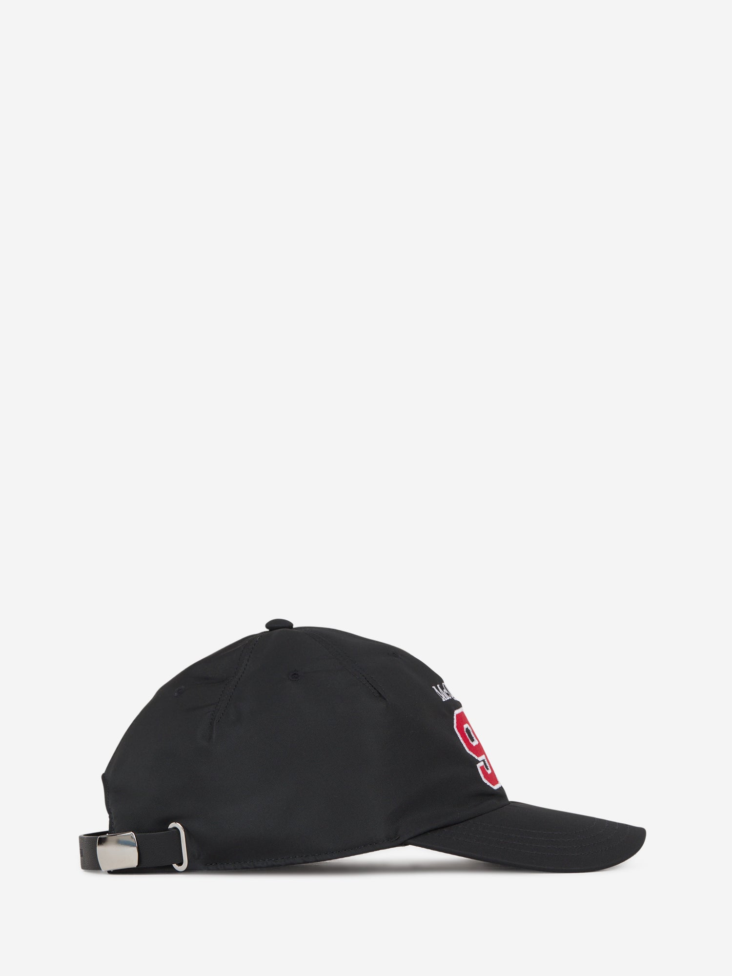 Alexander McQueen Gorra Logo Bordado color Negro sku 695-001221 01 - Foto 2