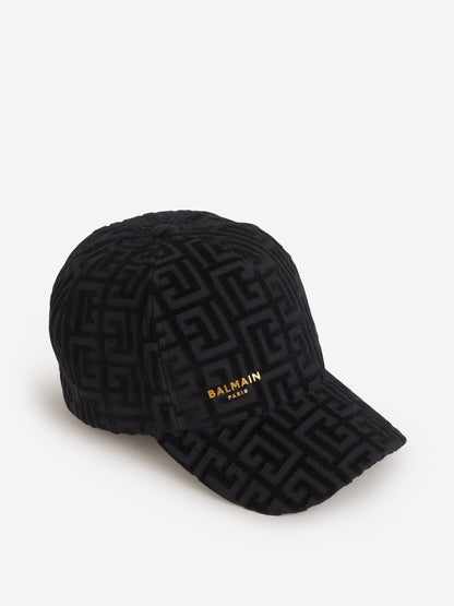 Balmain Gorra Béisbol Monograma color Azul Marino sku 695-001253 01 - Foto 1