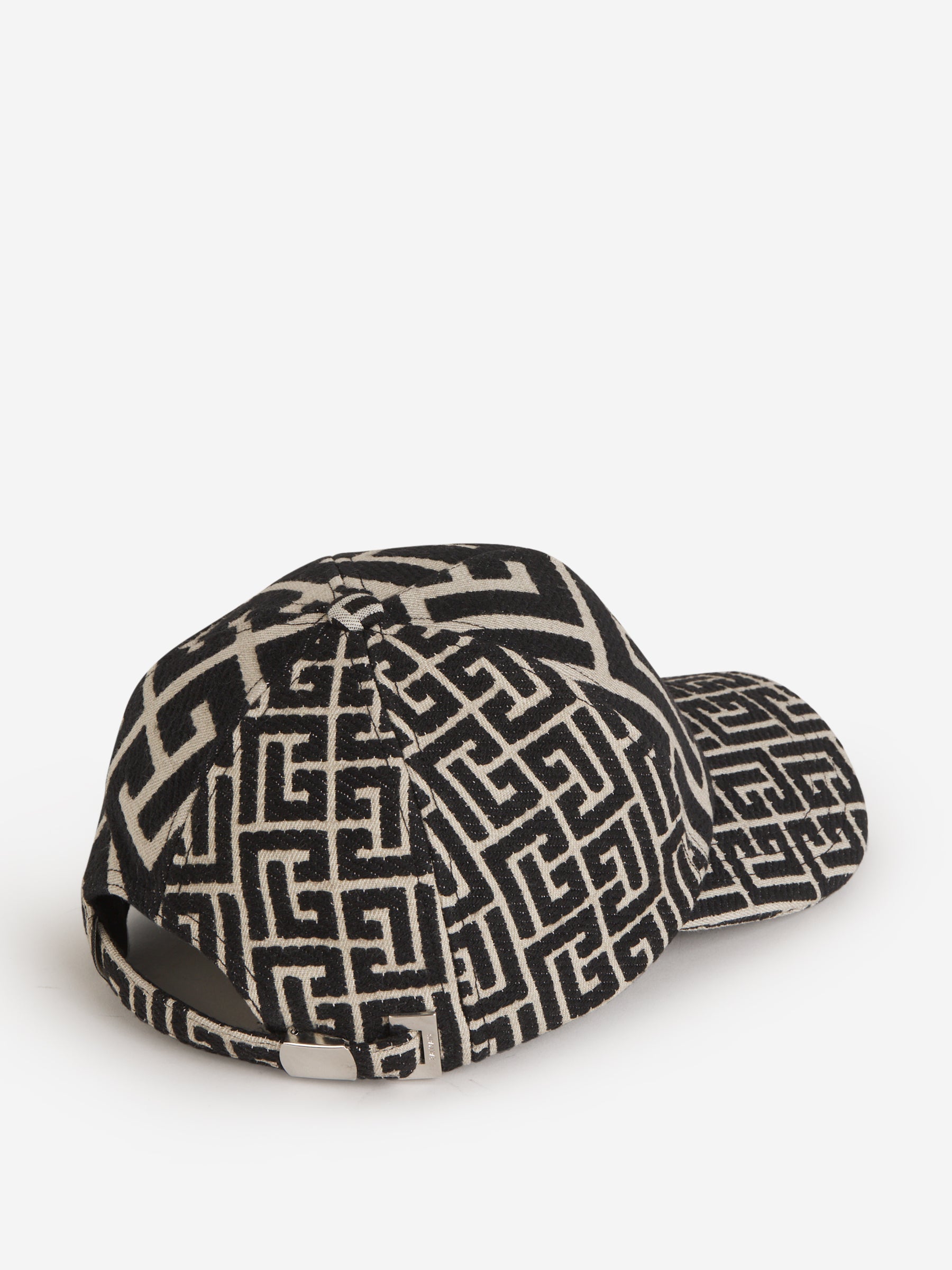 Balmain Gorra Béisbol Monograma color Blanco y Negro sku 695-001254 01 - Foto 3