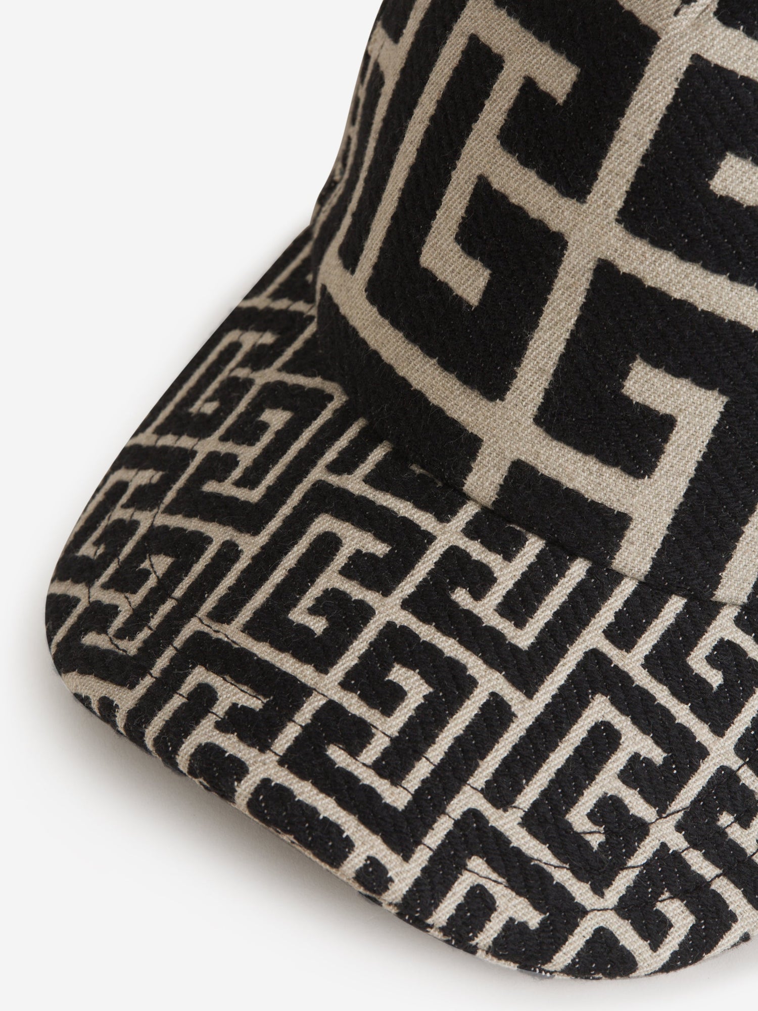 Balmain Gorra Béisbol Monograma color Blanco y Negro sku 695-001254 01 - Foto 4