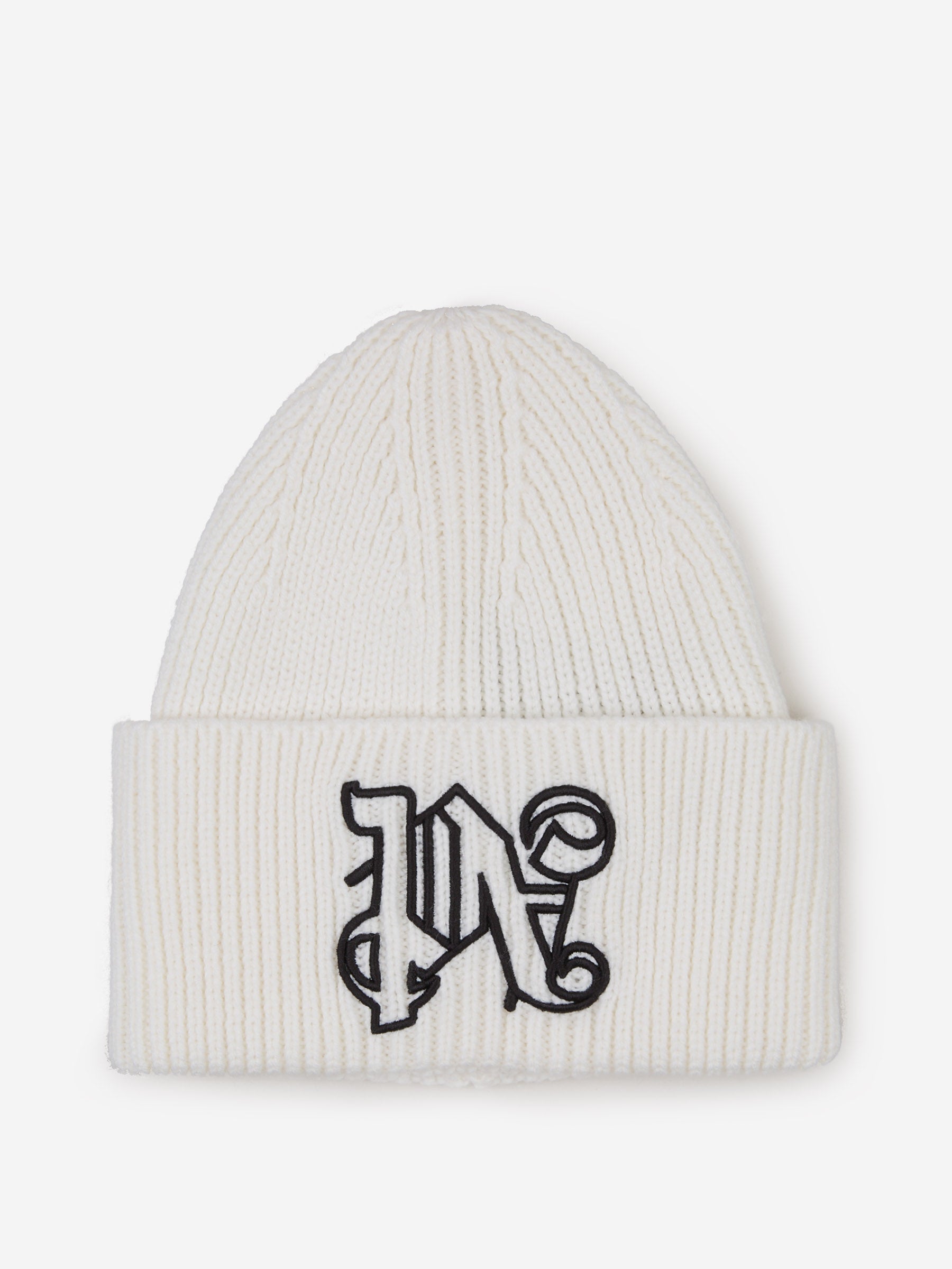 Palm Angels Gorro Logo Bordado color Blanco sku 695-001297 01 - Foto 1
