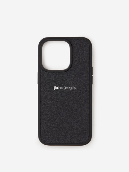 Palm Angels Funda IPhone 14 Logo color Blanco y Negro sku 699-002274 01 - Foto 1