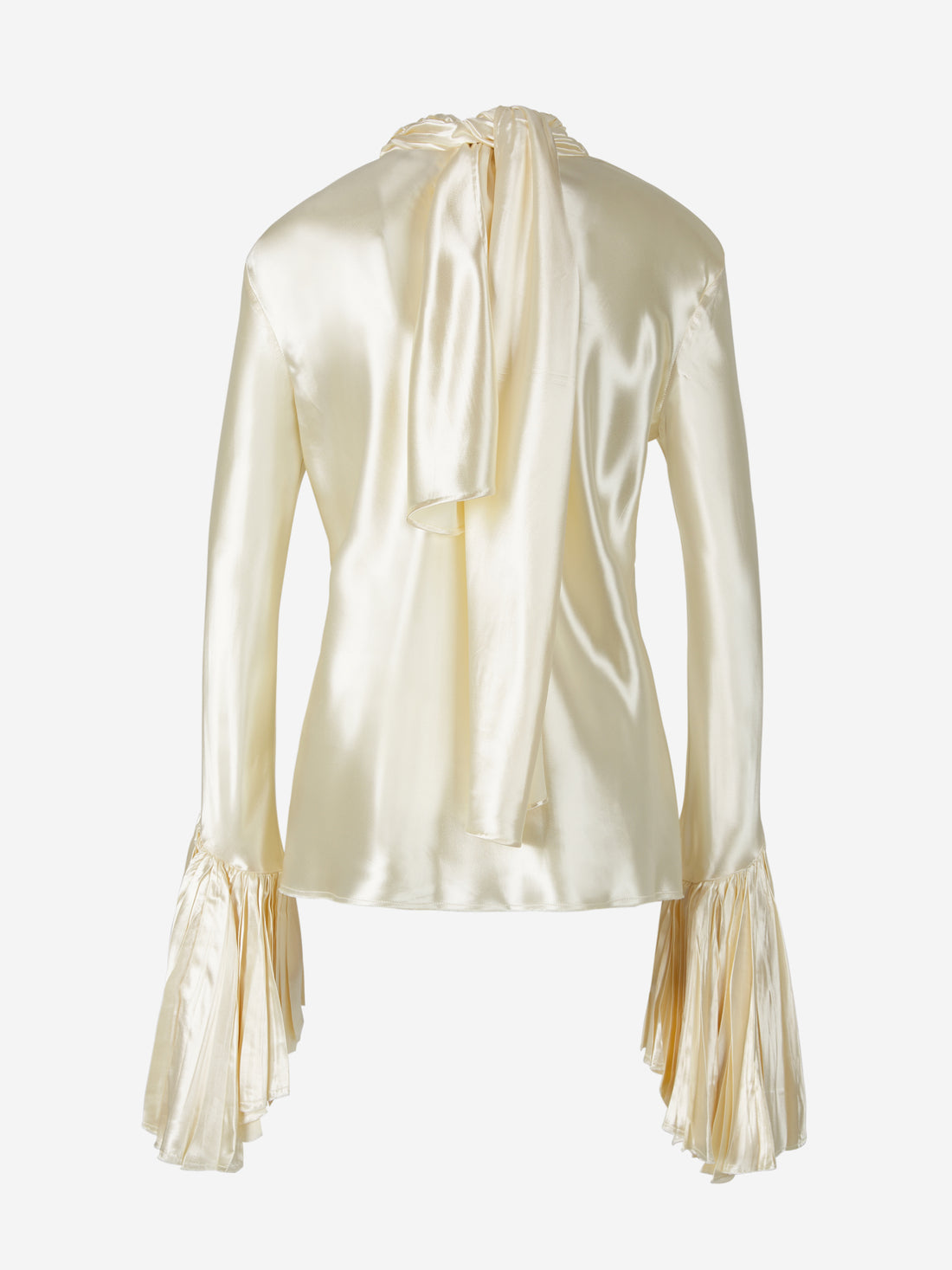 Khaite Blusa Amelia Satén color Dorado sku 701-001767 01 - Foto 2