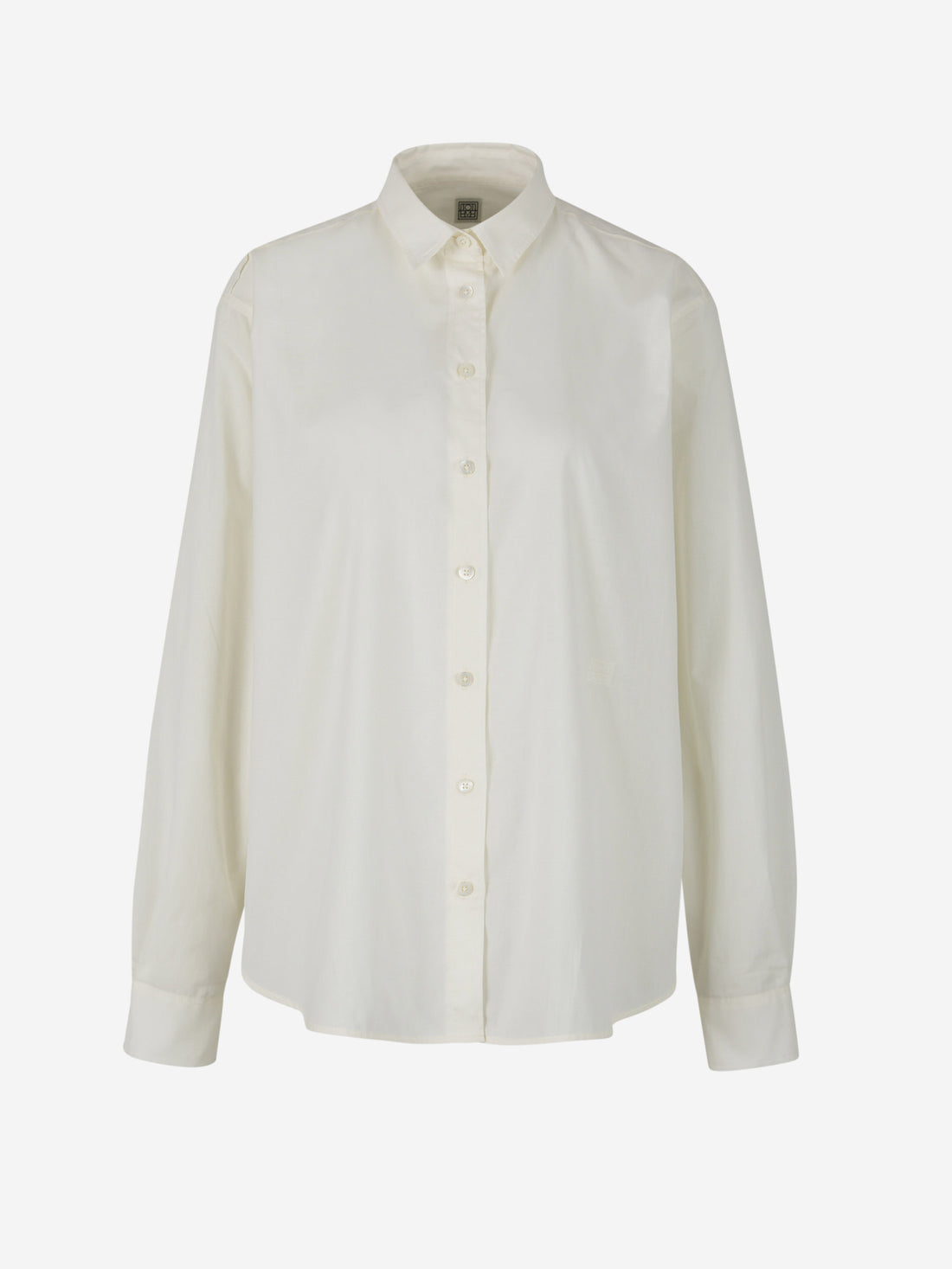 Totême Camisa Seda Algodón color Blanco sku 701-001774 01 - Foto 1