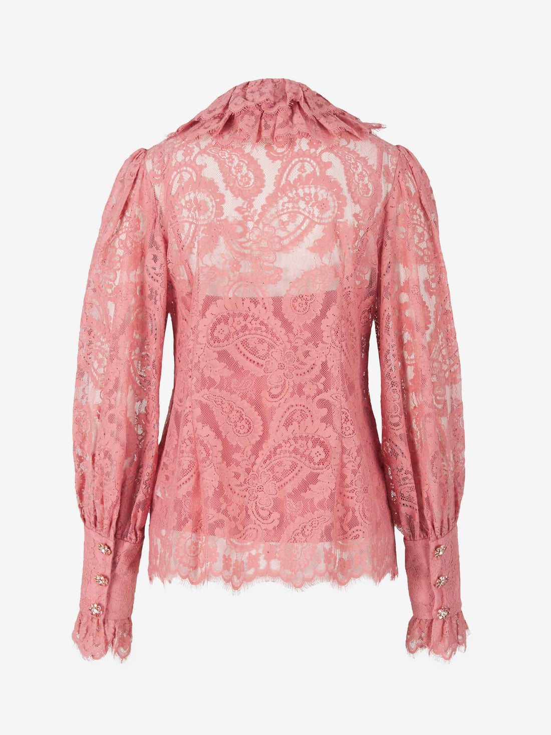 Zimmermann Blusa Kaleidoscope Encaje color Rosa Envejecido sku 701-001784 00 - Foto 2