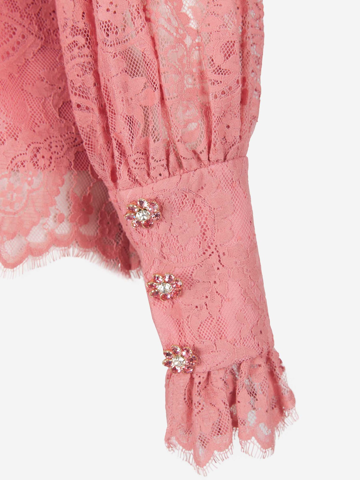 Zimmermann Blusa Kaleidoscope Encaje color Rosa Envejecido sku 701-001784 00 - Foto 4