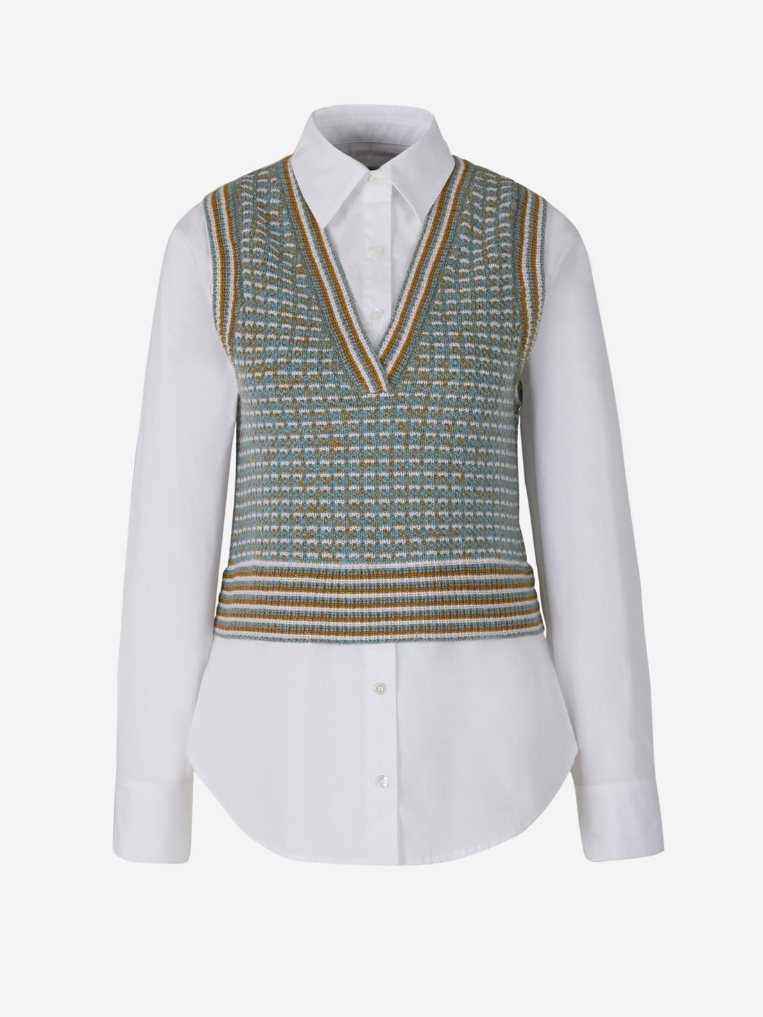 Veronica Beard Camisa Chaleco Punto color Multicolor sku 701-001799 01 - Foto 1