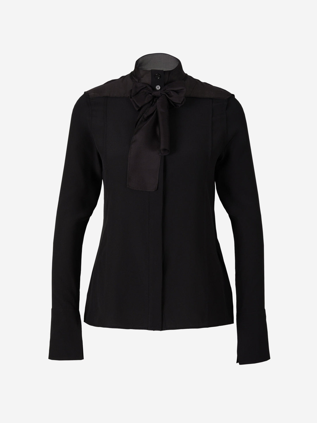 Victoria Beckham Blusa Lazo Seda color Negro sku 701-001825 00 - Foto 1