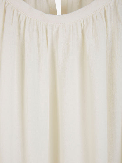 Totême Blusa Crepe Fruncida color Beis sku 701-001932 01 - Foto 3