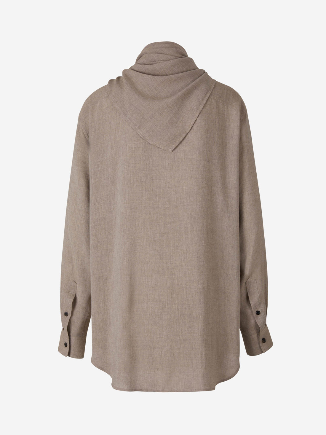 Totême Camisa Fluida Jaspeada color Arena sku 701-001971 01 - Foto 1