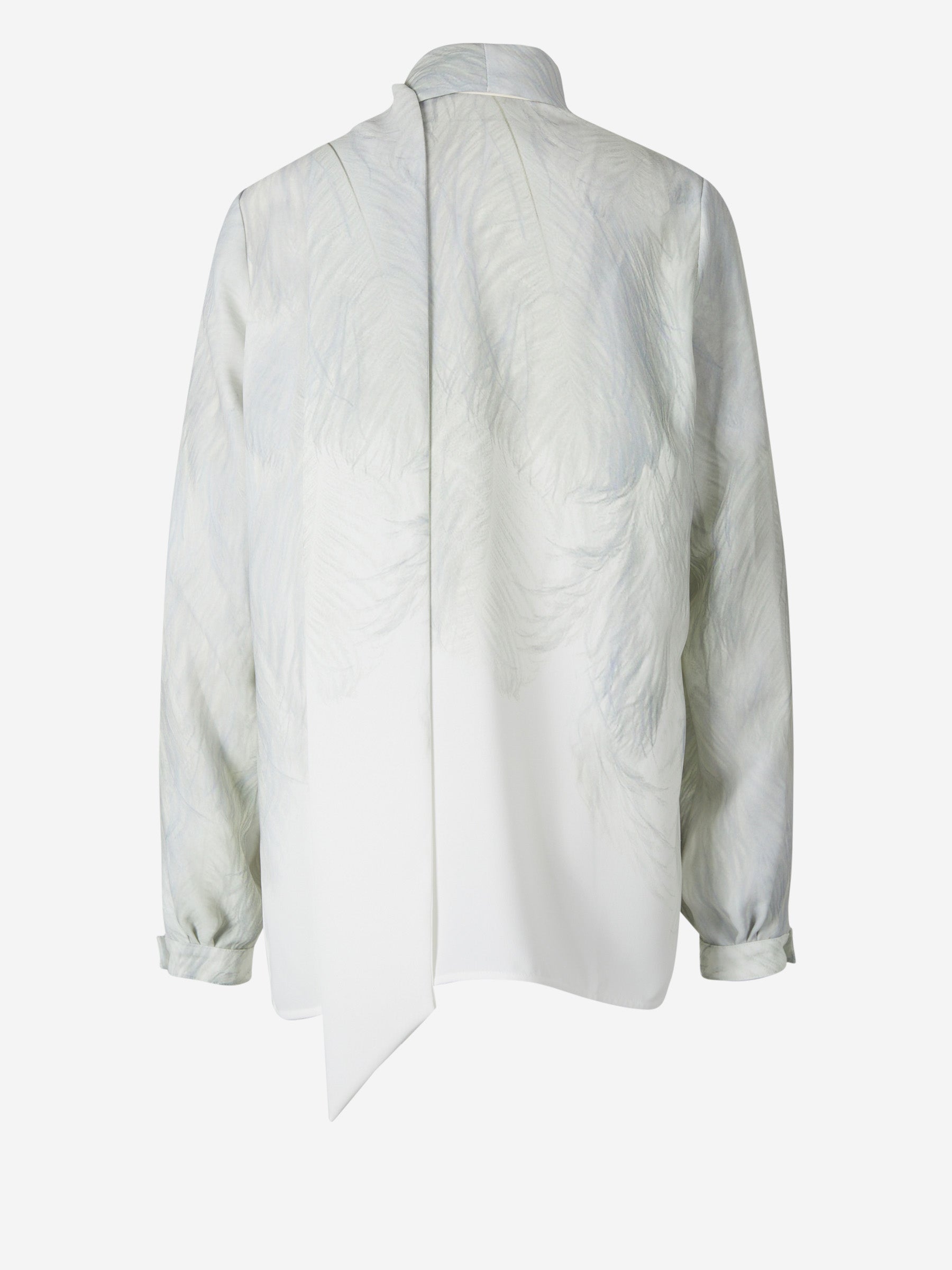 Victoria Beckham Blusa Cuello Pañuelo color Marfil sku 701-001982 00 - Foto 3