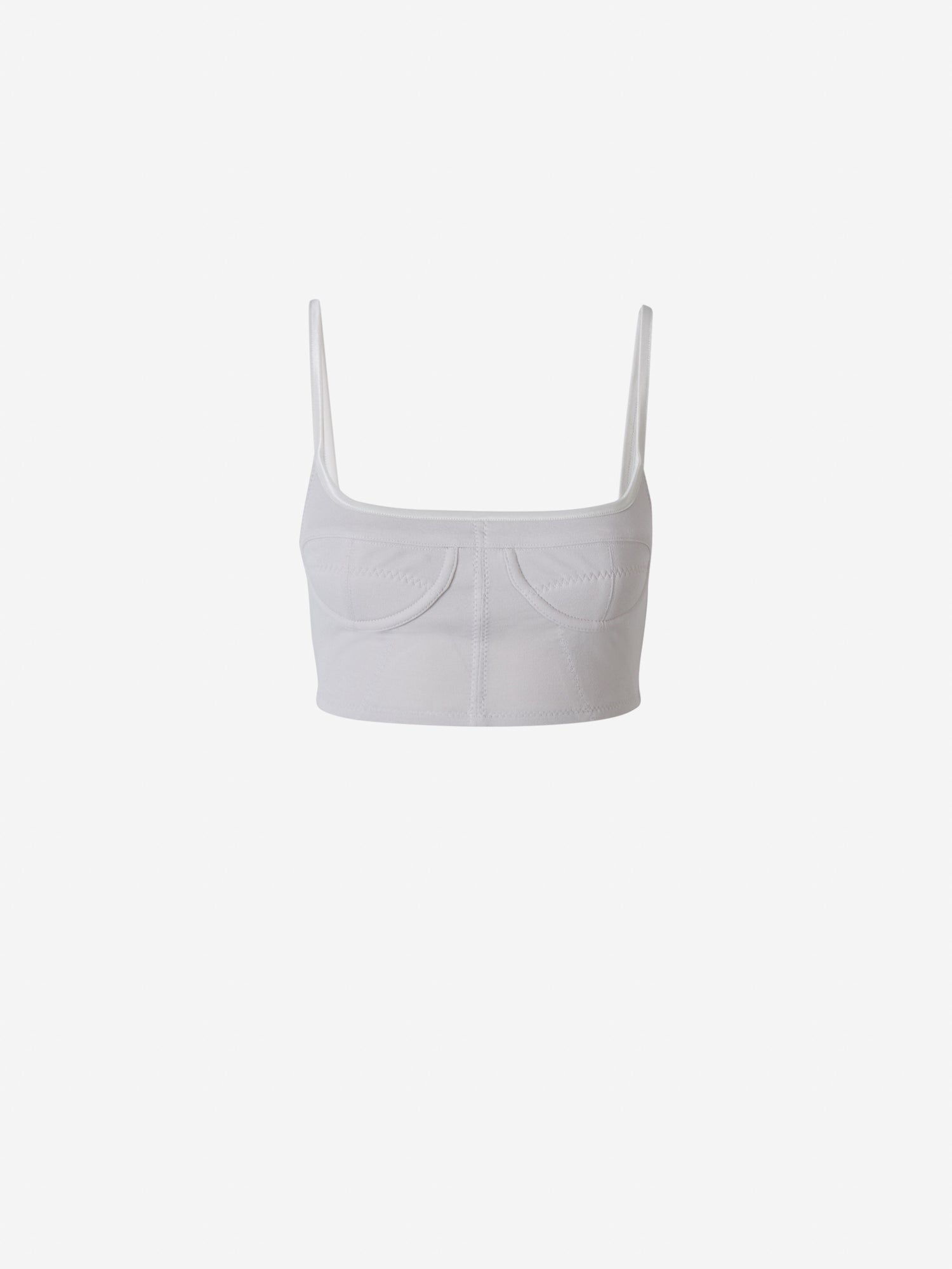 Jacquemus Top Le Haut Melo color Gris Claro sku 703-001771 02 - Foto 1