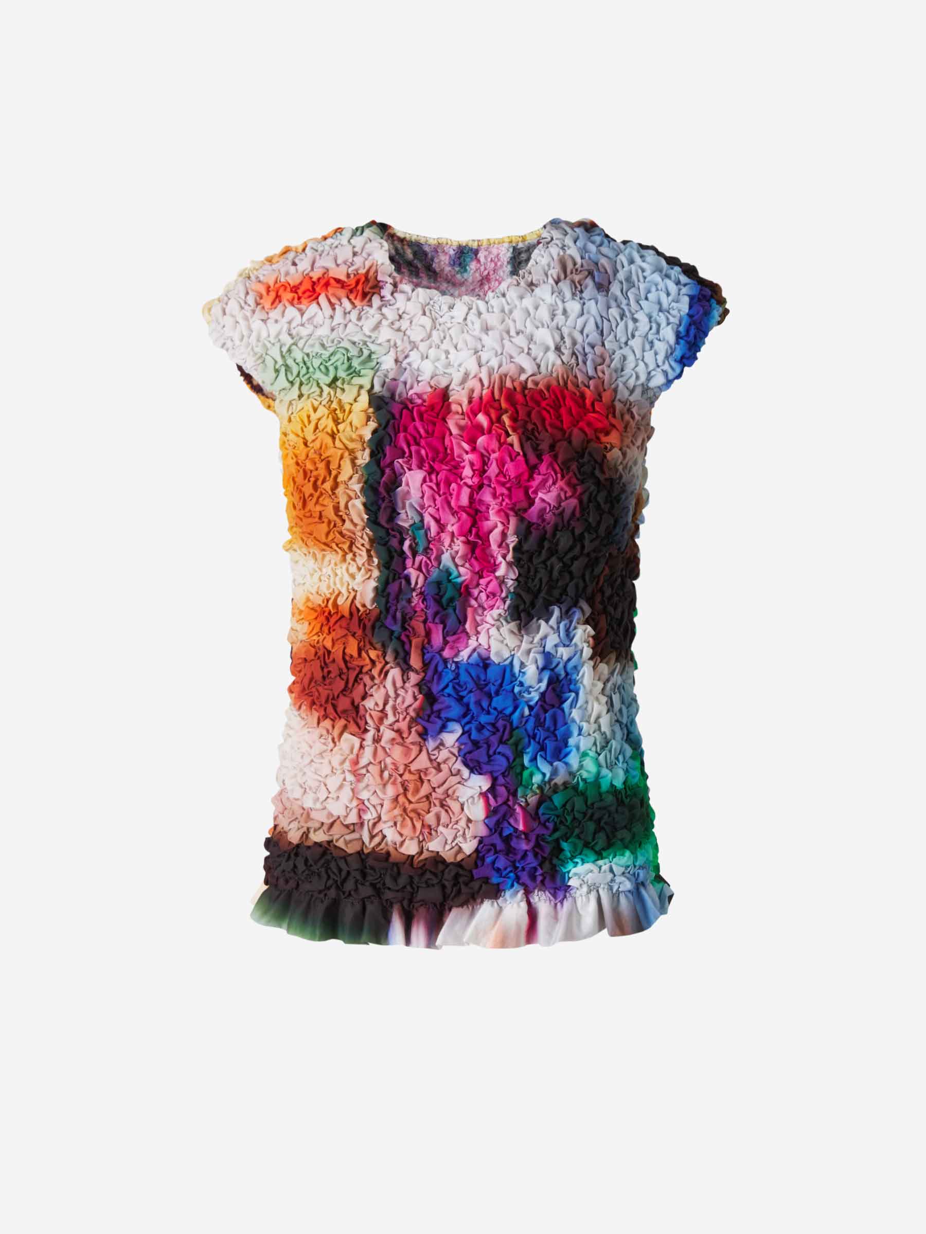 Dries Van Noten Top Smocked Multicolor color Multicolor sku 703-001812 01 - Foto 1