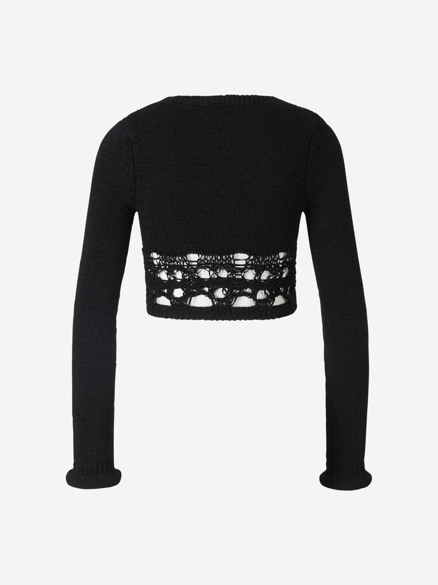 Christopher Esber Top Punto Croché color Negro sku 703-001891 01 - Foto 2