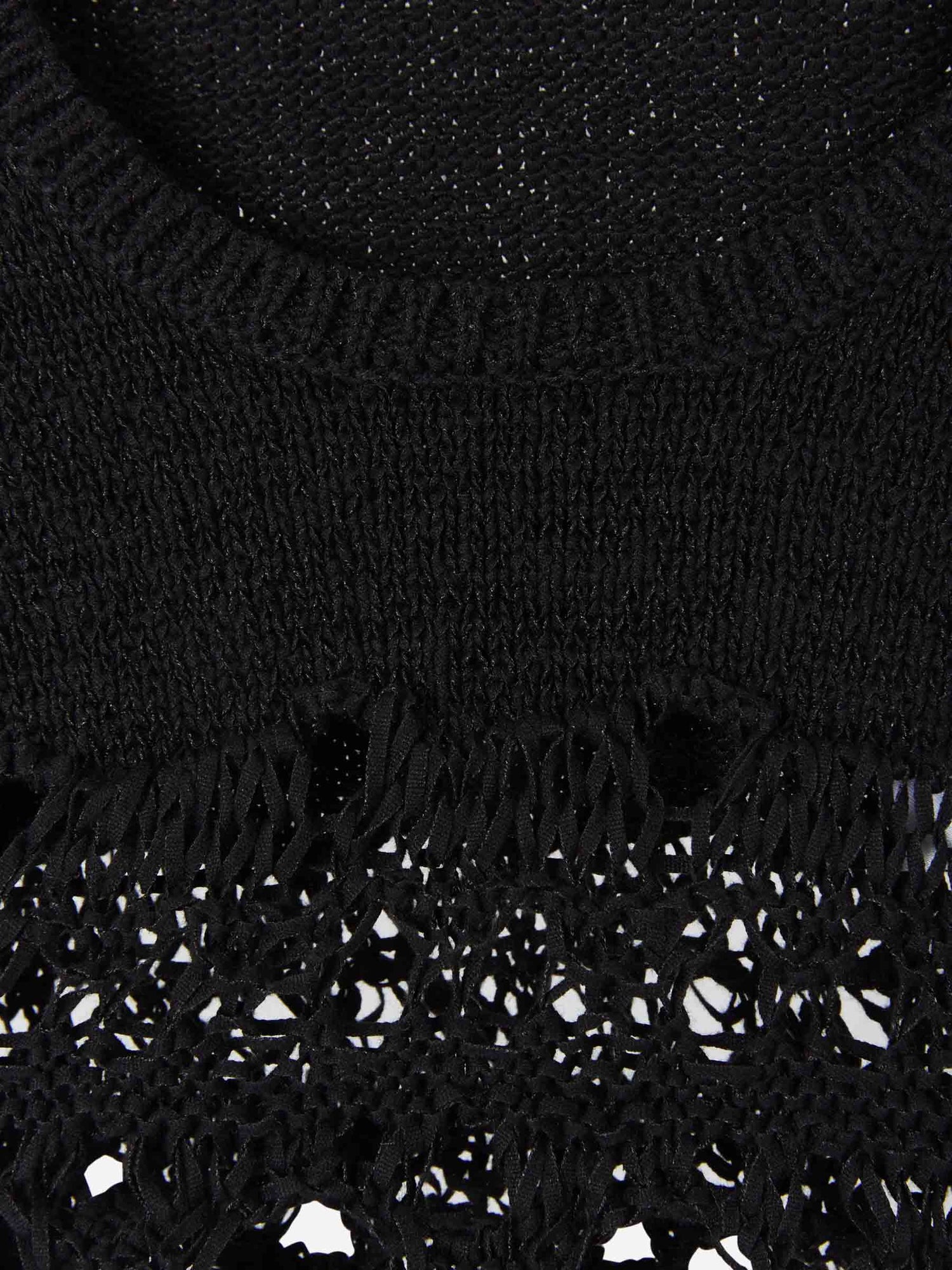 Christopher Esber Top Punto Croché color Negro sku 703-001891 01 - Foto 3