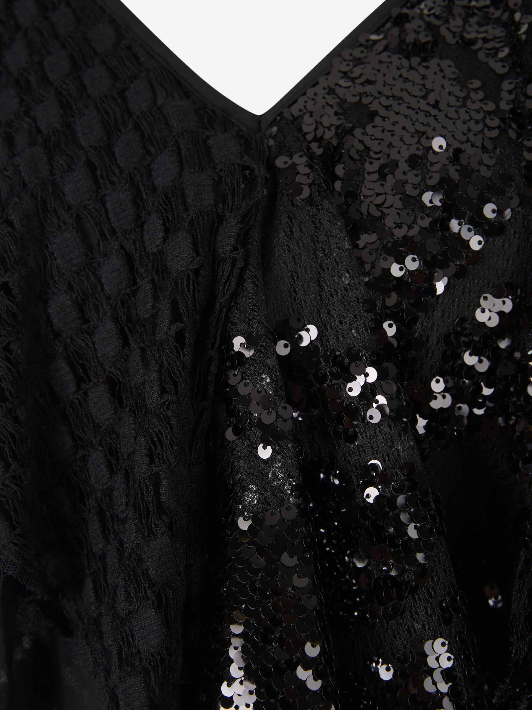 The Attico Top Thelma color Negro sku 703-001912 01 - Foto 3