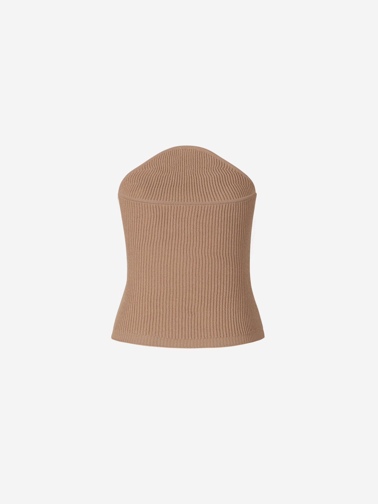 Khaite Top Jericho color Caramelo sku 703-001925 02 - Foto 2