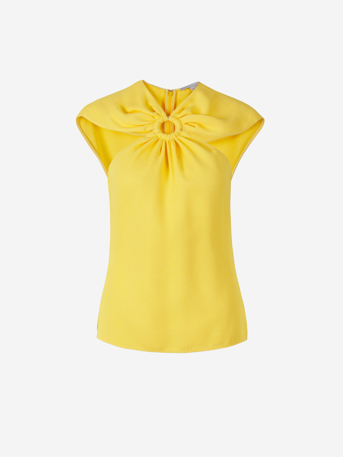 Stella McCartney Blusa Fruncida Cut Out color Amarillo sku 703-001933 00 - Foto 1