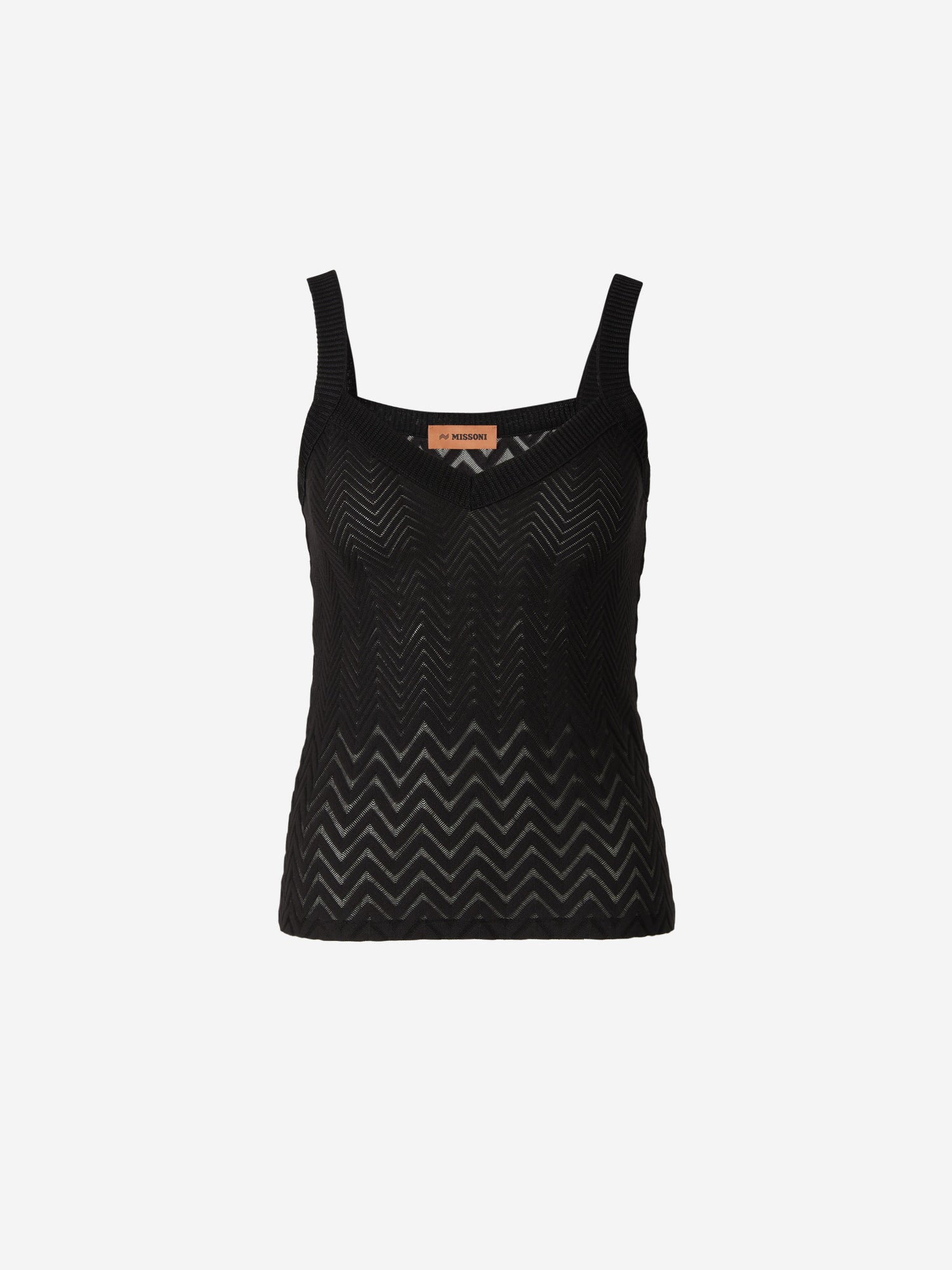 Missoni Top Zig Zag color Negro sku 703-001956 02 - Foto 1