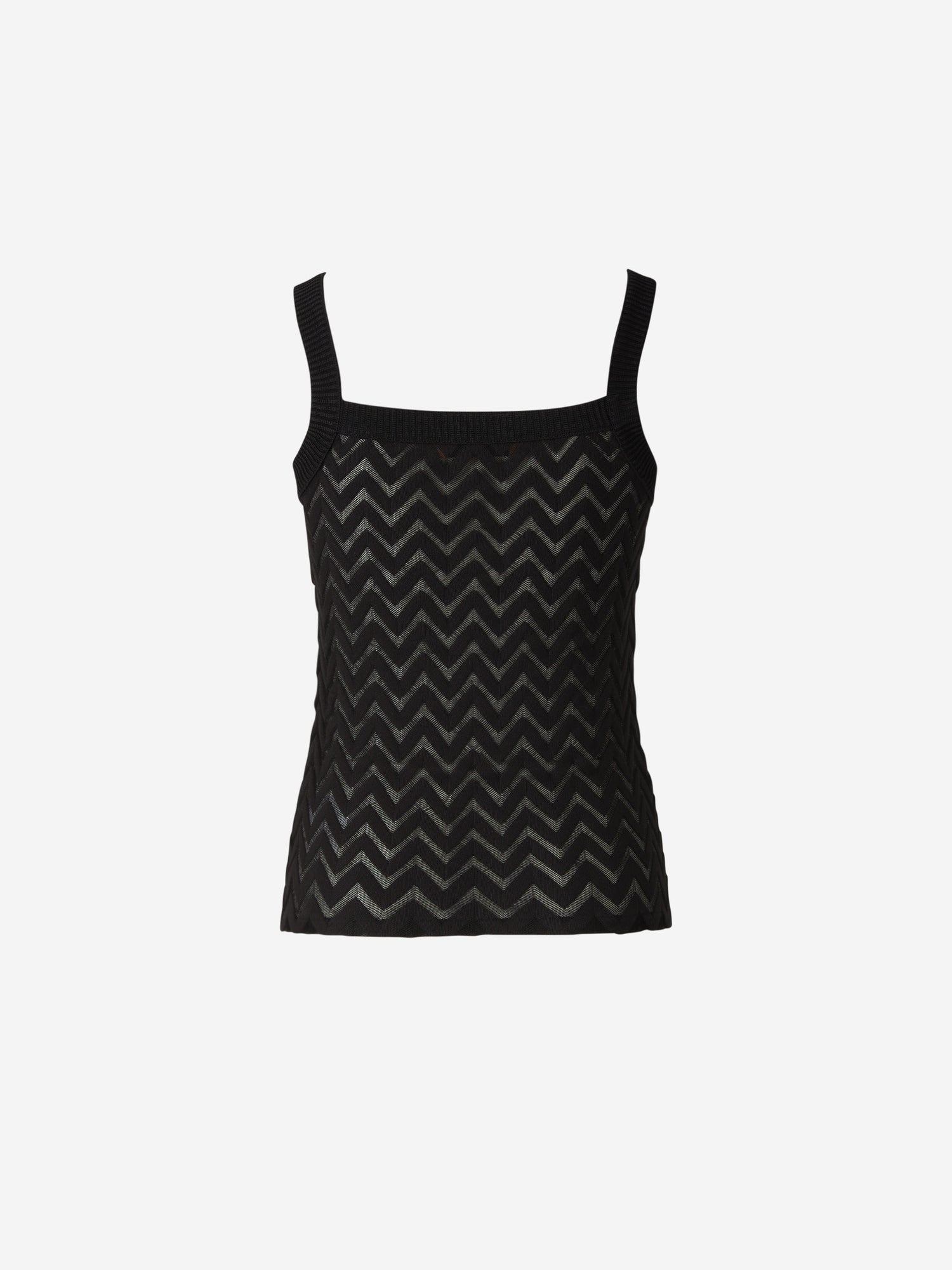 Missoni Top Zig Zag color Negro sku 703-001956 02 - Foto 2