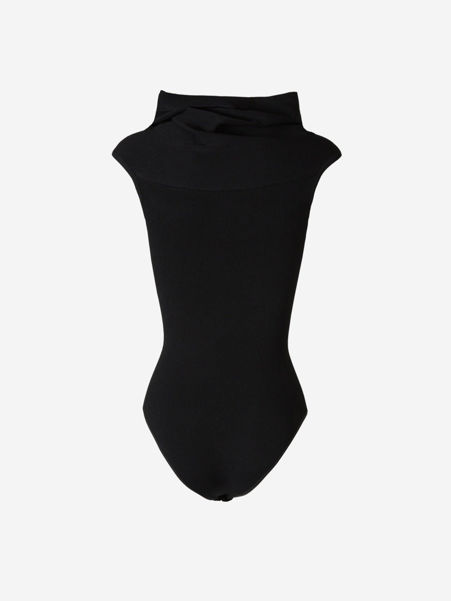 Alaïa Body Punto Bardot color Negro sku 703-002015 00 - Foto 2