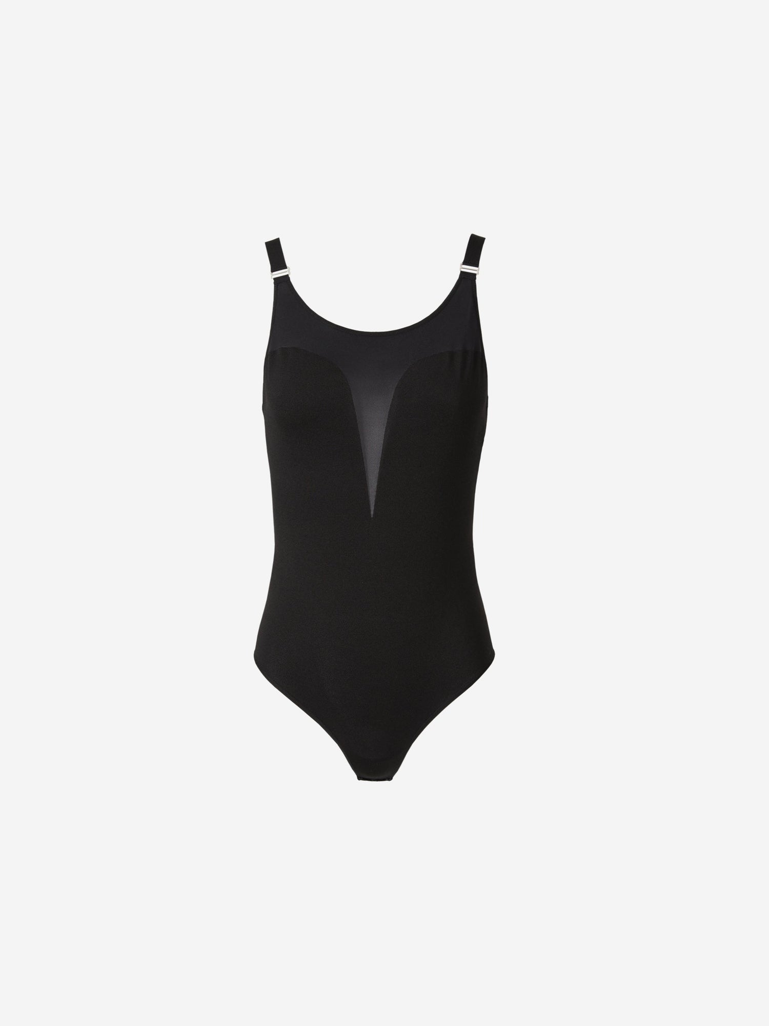 Alexander McQueen Body Corset Seda color Negro sku 703-002033 01 - Foto 1