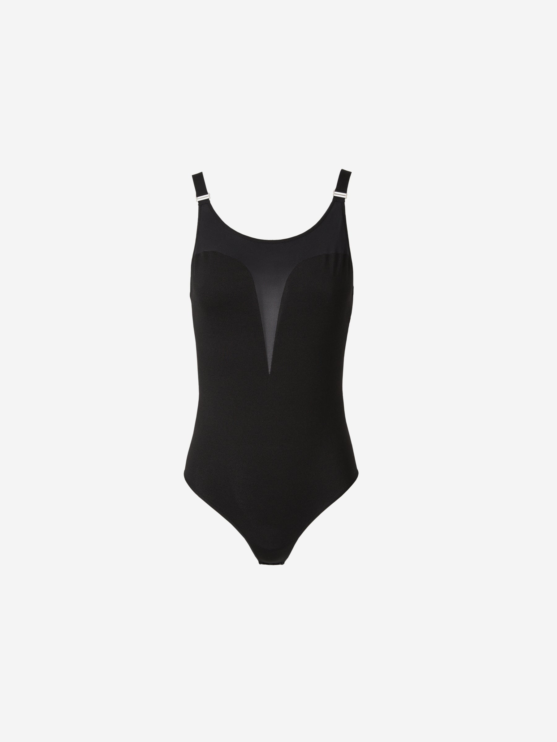 Alexander McQueen Body Corset Seda color Negro sku 703-002033 01 - Foto 1