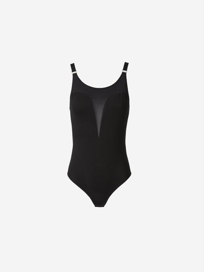 Alexander McQueen Body Corset Seda color Negro sku 703-002033 01 - Foto 1