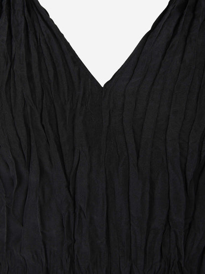 Totême Top Seda Texturizada color Negro sku 703-002041 01 - Foto 3