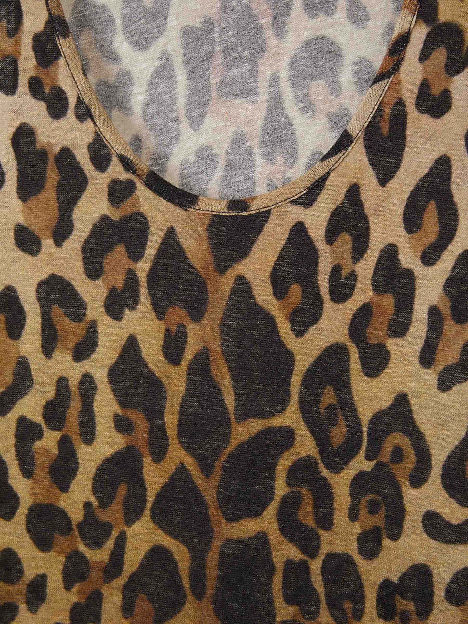 Balmain Top Motivo Animal color Marron sku 703-002045 01 - Foto 2