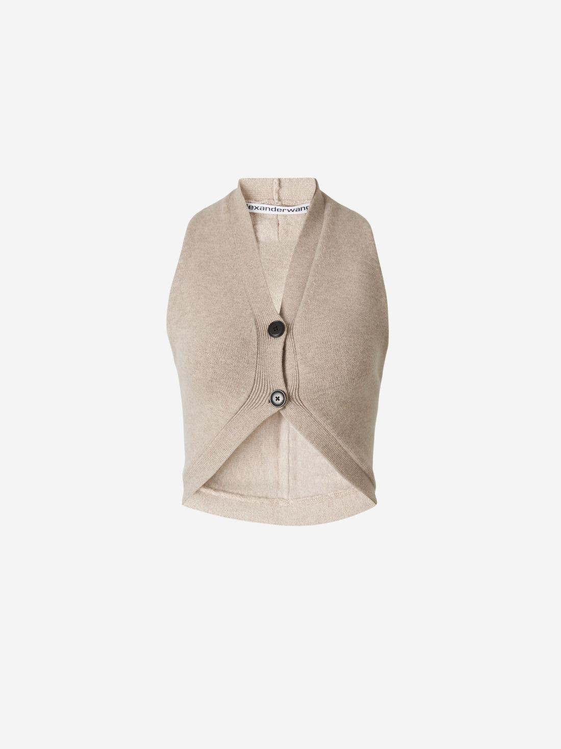 Alexander Wang Chaleco Halter Nudo color Arena sku 711-002795 01 - Foto 1