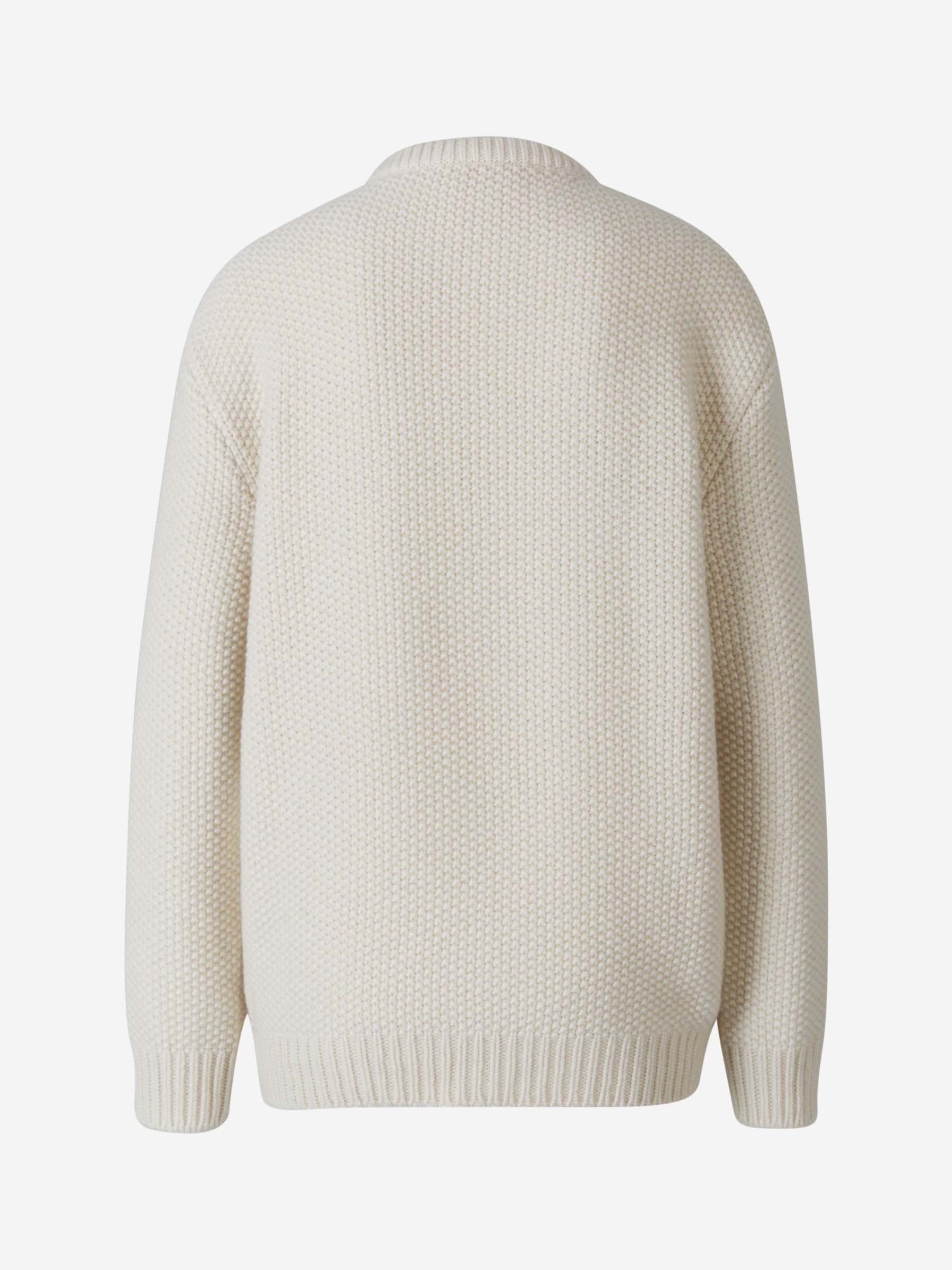 Outlet online Chloé Mujer Jersey Punto Cashmere color Marfil sku 711-002889 01 - Foto 3