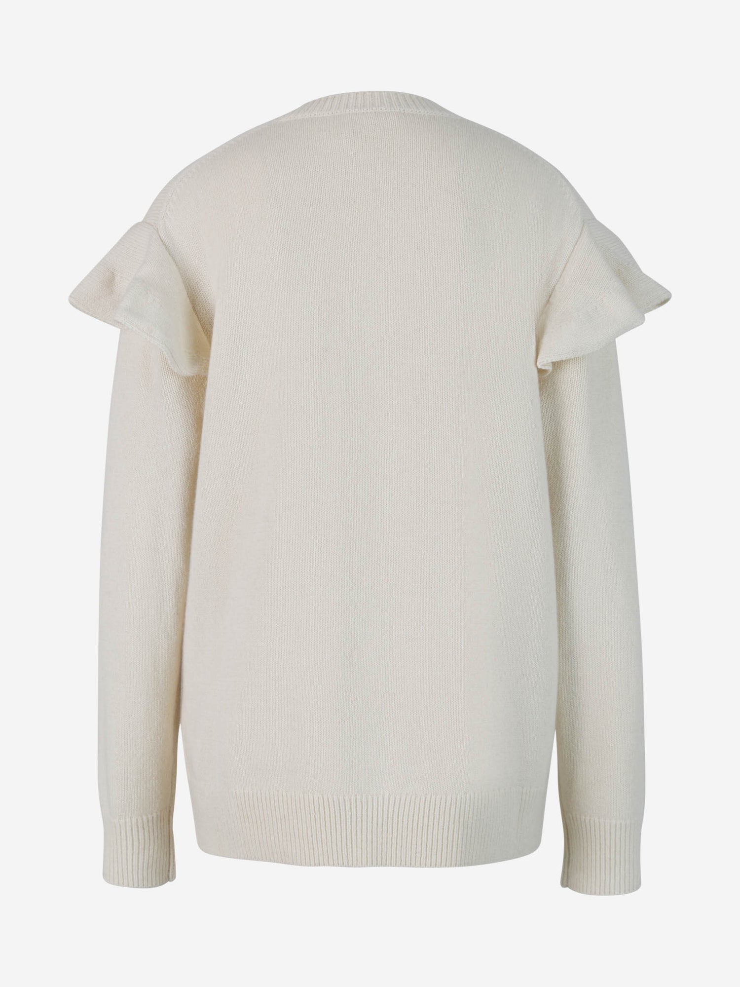 Outlet online Chloé Mujer Jersey Volantes Cashmere color Beis sku 711-002890 01 - Foto 2