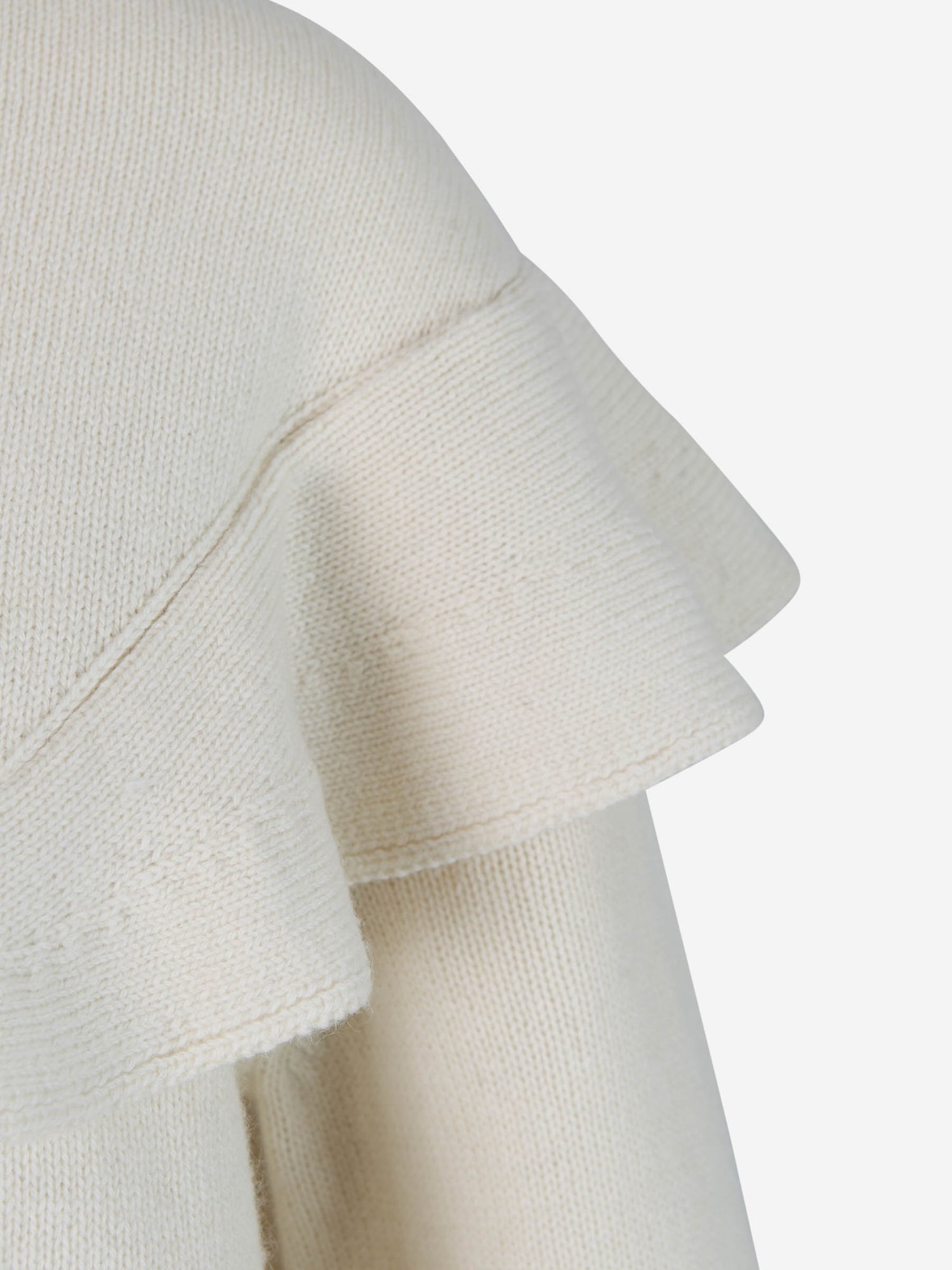 Outlet online Chloé Mujer Jersey Volantes Cashmere color Beis sku 711-002890 01 - Foto 4