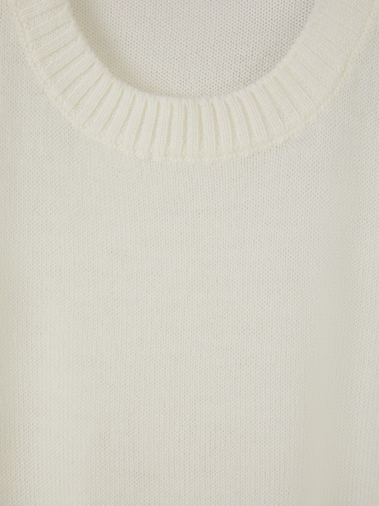 Outlet online Jil Sander Mujer Jersey Punto Lana color Marfil sku 711-002957 01 - Foto 3