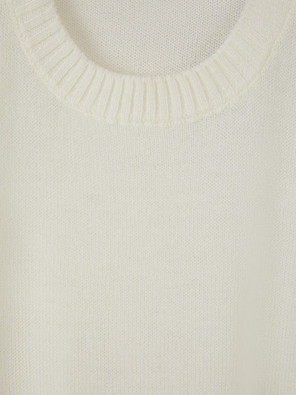 Outlet online Jil Sander Mujer Jersey Punto Lana color Marfil sku 711-002957 01 - Foto 3