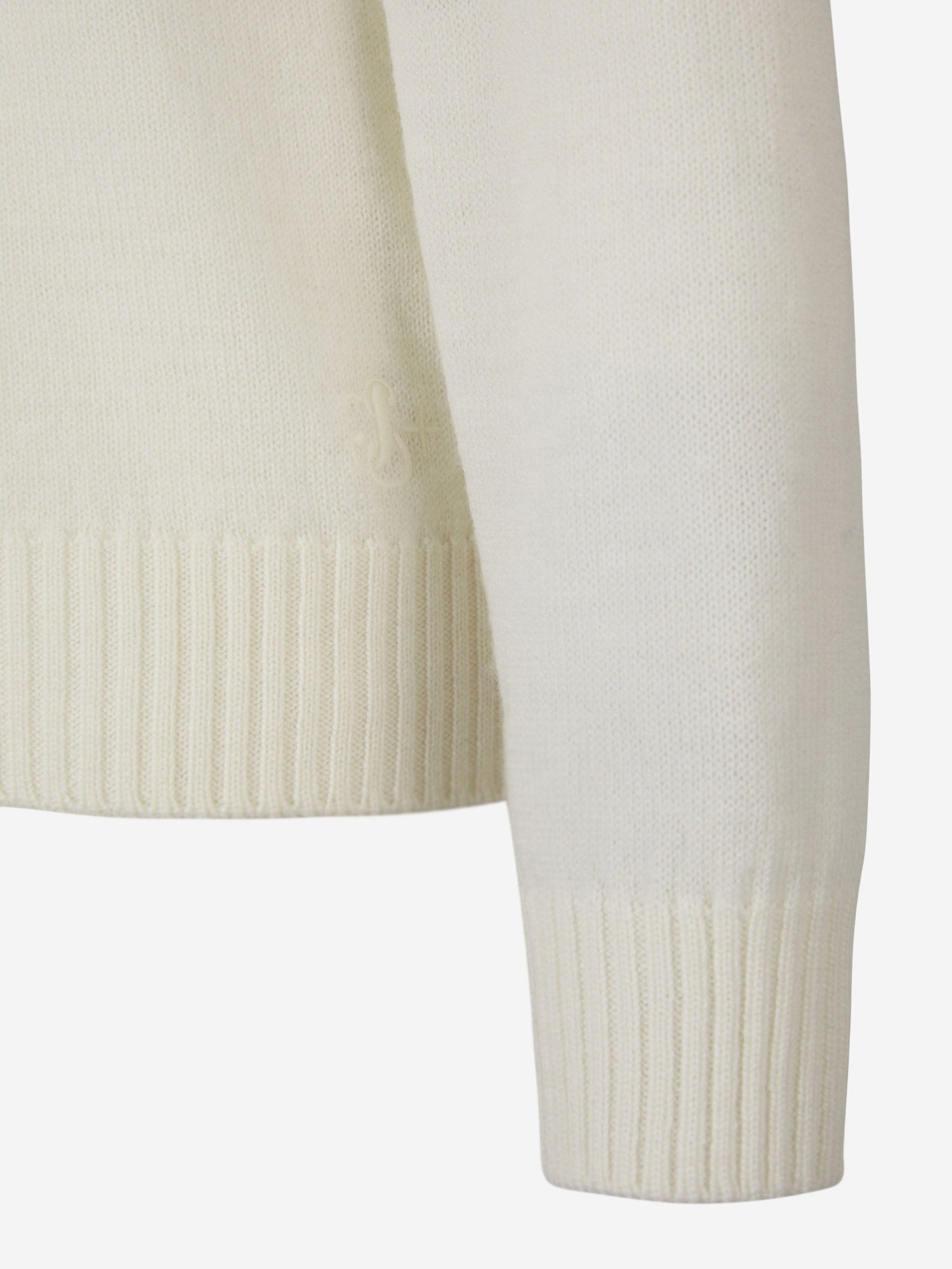 Jil Sander Jersey Punto Lana color Marfil sku 711-002957 01 - Foto 3