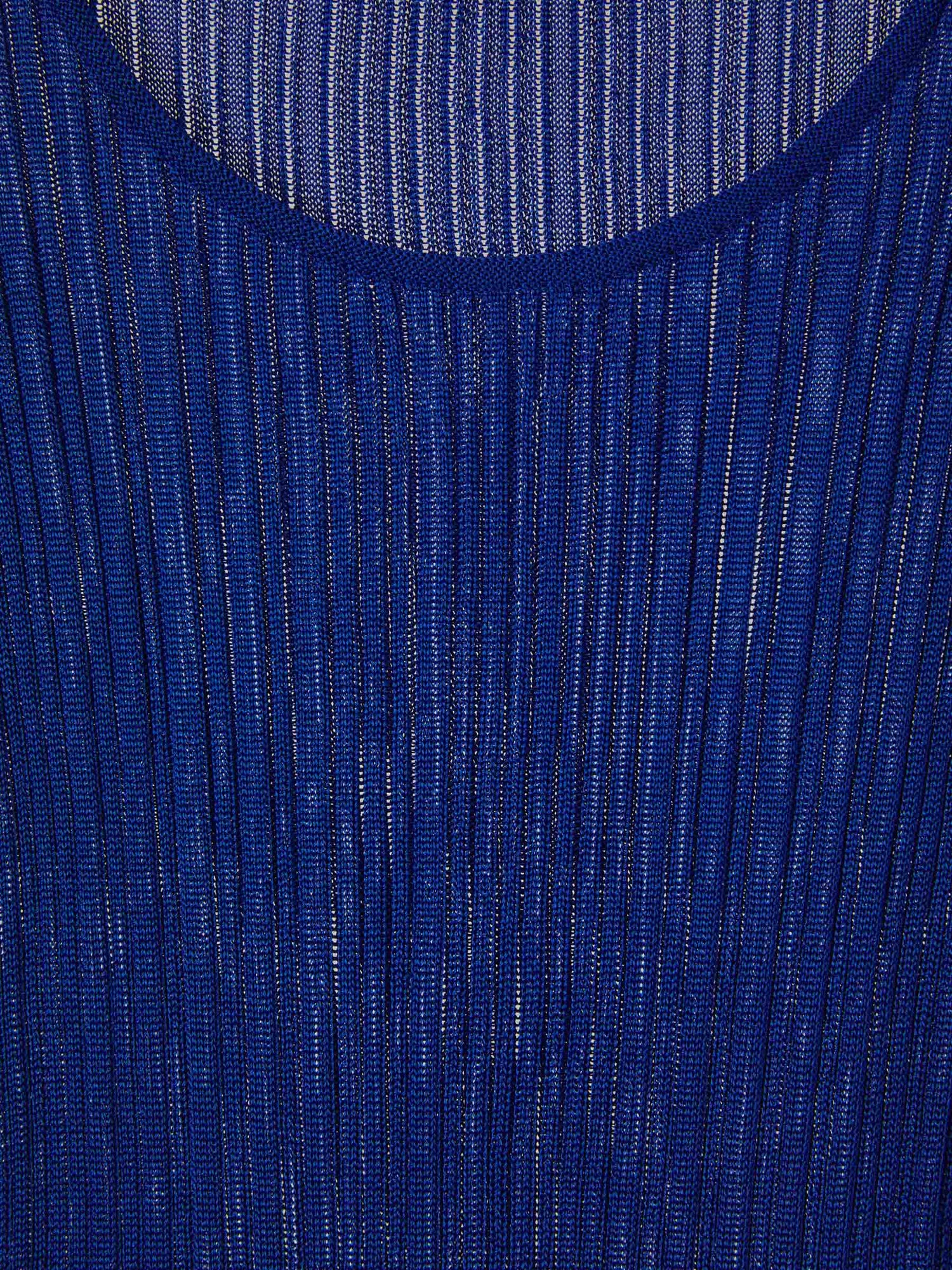 Tom Ford Jersey Texturizado Algodón color Azul Cobalto sku 711-003078 01 - Foto 2