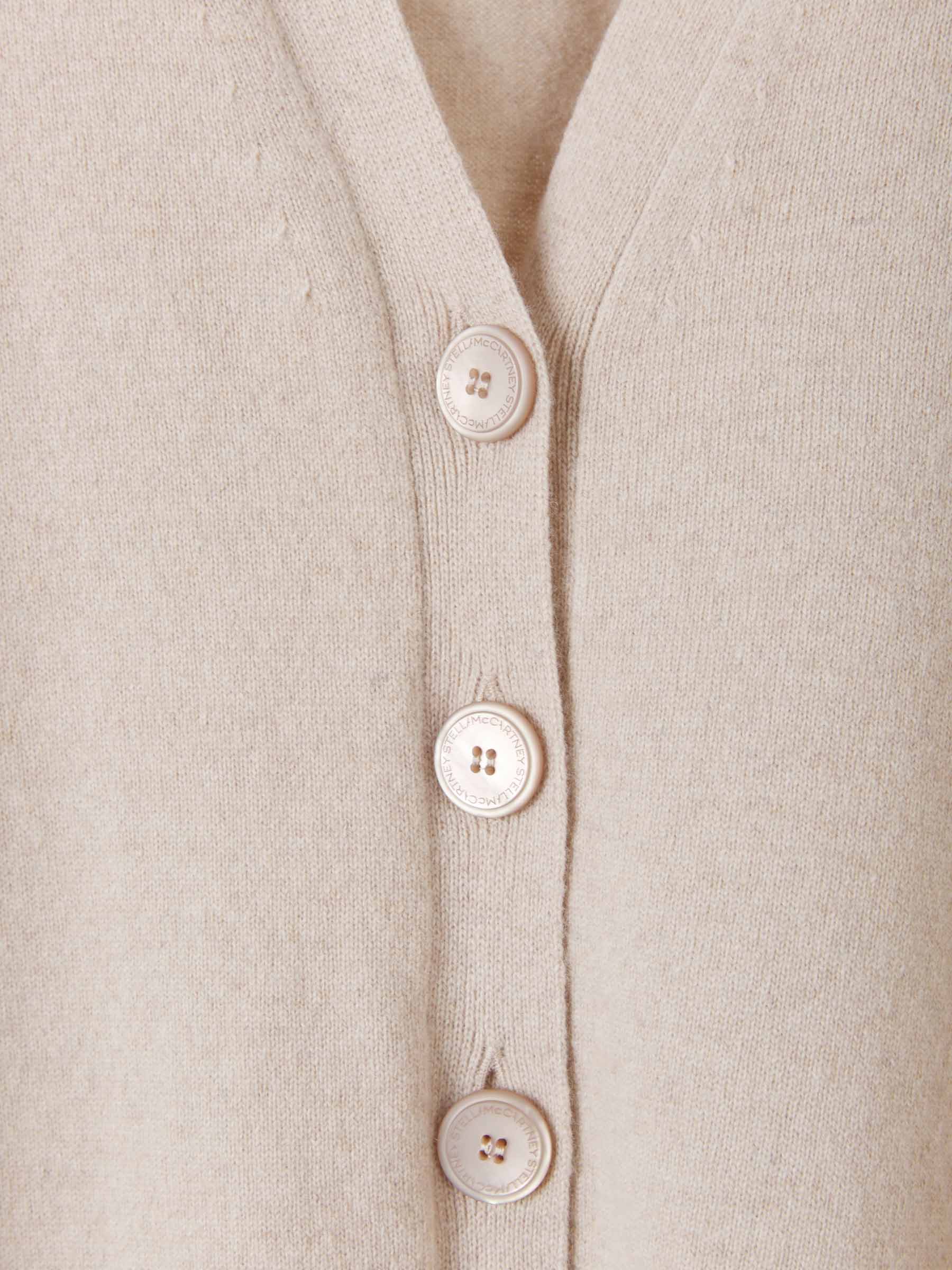 Stella McCartney Cárdigan Cashmere Y Lana color Beis sku 713-000163 01 - Foto 3