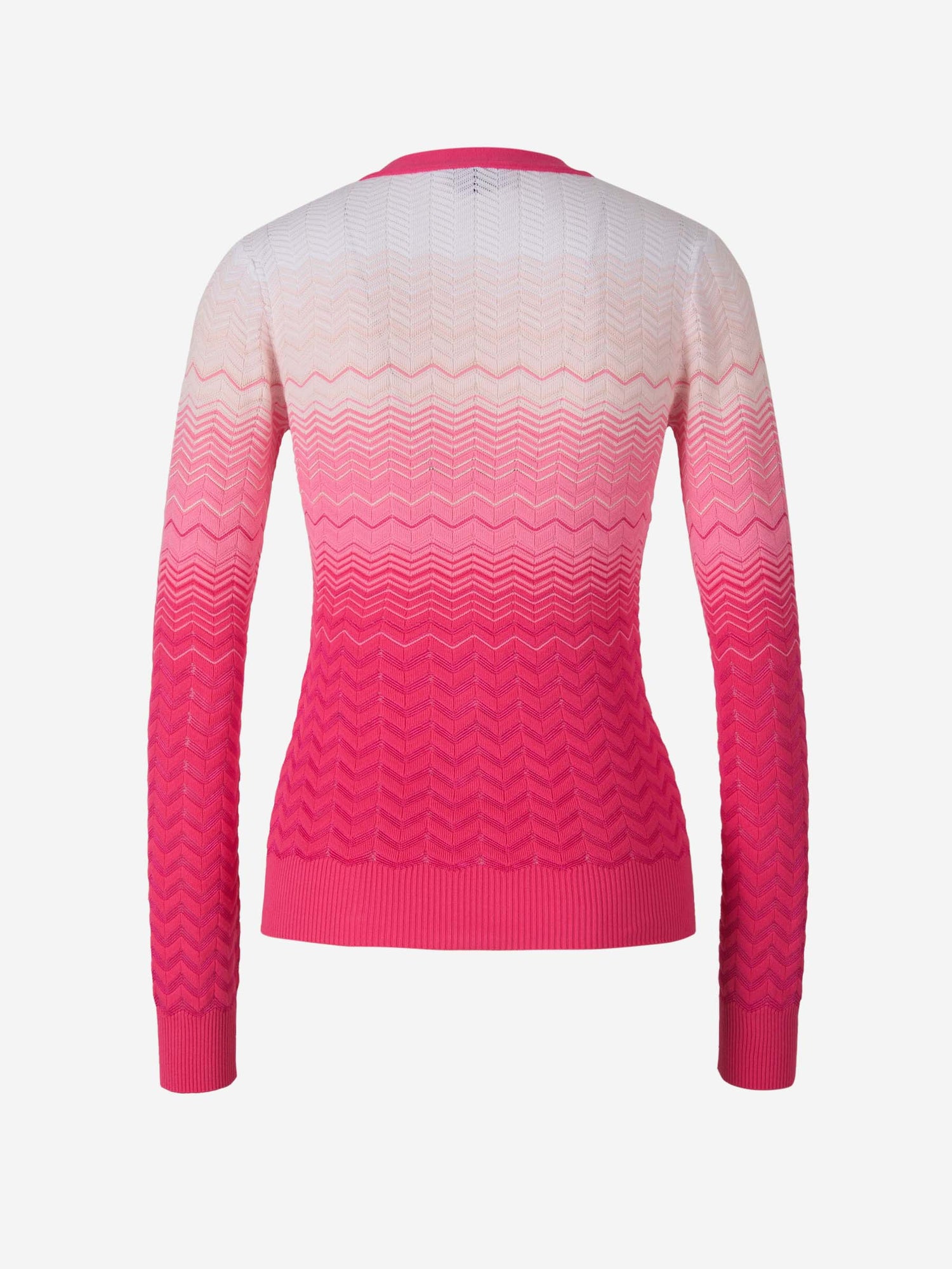 Missoni Cárdigan Punto Zig Zag color Fucsia sku 713-000214 01 - Foto 2