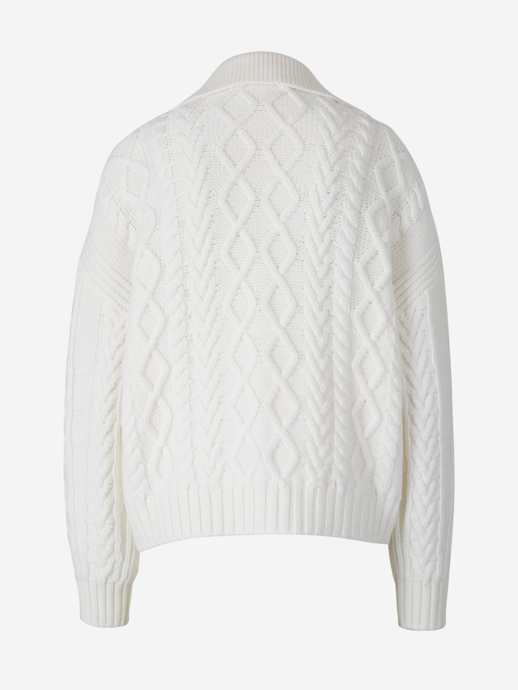 Proenza Schouler Cárdigan Punto Lana color Beis sku 713-000257 01 - Foto 2