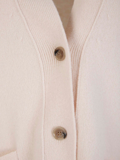 Victoria Beckham Cárdigan Doble Capa color Rosa Claro sku 713-000258 01 - Foto 4