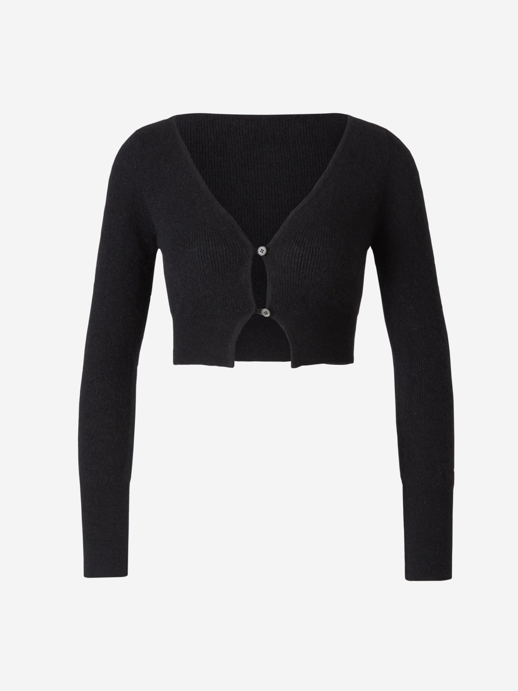 Jacquemus Le Cardigan Alzou color Negro sku 713-000263 01 - Foto 1