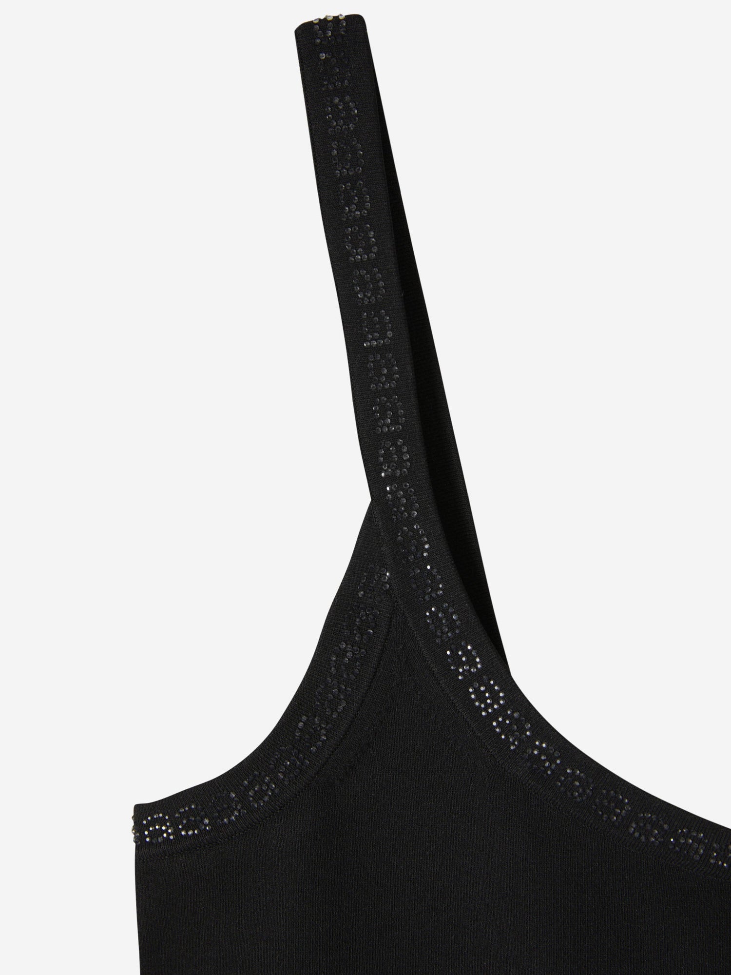 Outlet online Alexander Wang Mujer Vestido Detalles Cristales color Negro sku 721-000076 01 - Foto 3