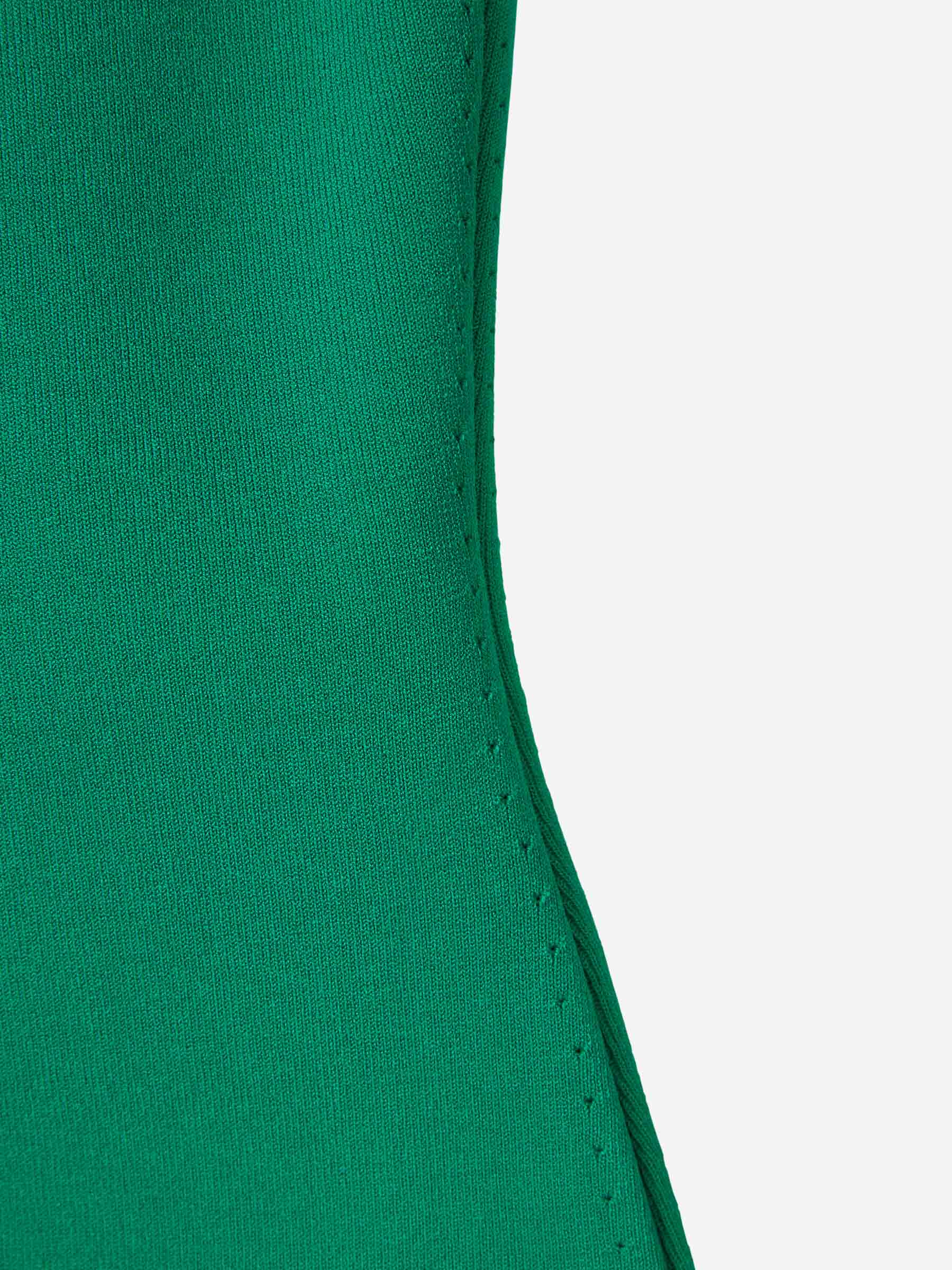 Outlet online Roland Mouret Mujer Vestido Punto Midi color Verde Claro sku 721-000083 01 - Foto 4